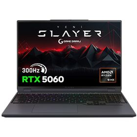 Game Garaj Slayer R9T-5060 C1 Ryzen 9 8945HX 32GB RAM 1TB SSD RTX 5060 FreeDOS 16 inç Oyun Bilgisayarı