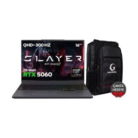 Game Garaj Slayer R9T-5060 V2 C3 Ryzen 9 8945HX 64GB RAM 2TB SSD RTX 5060 FreeDOS 16 inç Oyun Bilgisayarı