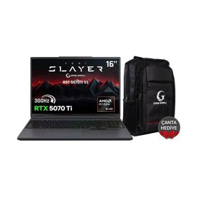 Game Garaj Slayer R9T-5070TI V2 C3 Ryzen 9 9955HX (2x16) 32GB RAM 1TB SSD RTX 5070 Ti FreeDOS 16 inç Gaming Laptop