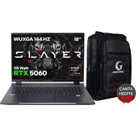 Game Garaj Slayer R9T XL-5060 C1 Ryzen 9 8945HX 32GB RAM 1TB SSD RTX 5060 FreeDOS 18 inç Oyun Bilgisayarı