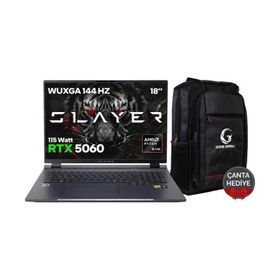 Game Garaj Slayer R9T XL-5060 C7 Ryzen 9 8945HX 16GB RAM 1TB SSD RTX 5060 FreeDOS 18 inç Oyun Bilgisayarı