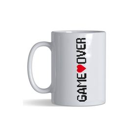 Game Over Porselen Kupa Bardak