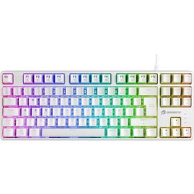 GameBooster G23W Enigma RGB Red Switch Mekanik Beyaz Gaming Klavyesi