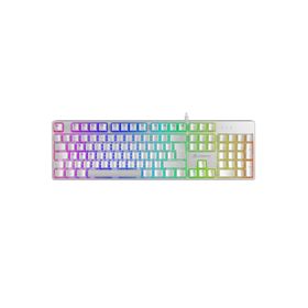 GameBooster G24W Enigma Rainbow Red Switch Mekanik Beyaz Gaming Klavye