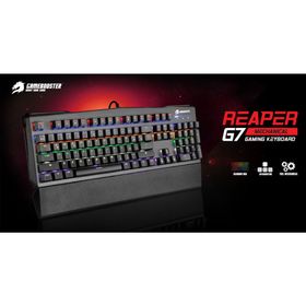 Gamebooster G7 Reaper Rainbow Aydınlatmalı Bileklikli Mekanik Usb Oyun Klavyesi
