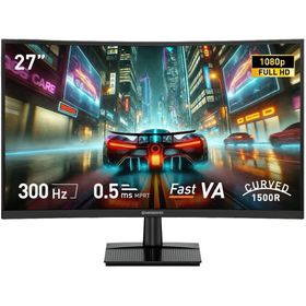 GameBooster GB-27C300FF 27 inç 300Hz 0.5ms Curved Oyuncu Monitörü