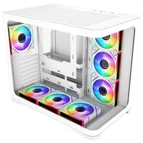 GameBooster GB-G2851BW Sea Wiew 7 RGB Fanlı Gaming Beyaz PC Kasa
