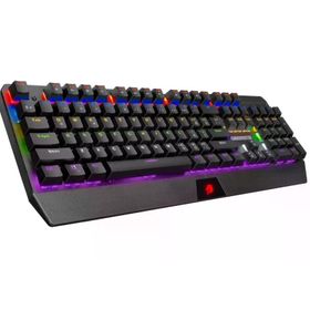 GameBooster GB-G5R Q USB Defender Red Switch Siyah Rainbow Mekanik Türkçe Klavye