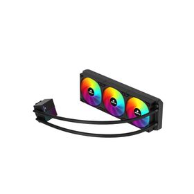 GameBooster Prime P360B 360 mm Rainbow 3 Fanlı LGA1700 AM4 AM5 Uyumlu CPU Siyah Sıvı Soğutma