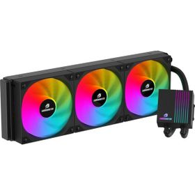 GameBooster Prime P360B 360 mm Rainbow 3 Fanlı LGA1700 AM4 AM5 Uyumlu CPU Siyah Sıvı Soğutma