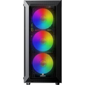 GameBooster Raider GB-E651B RGB Fanlı 650 W E-ATX Gaming Bilgisayar Kasası