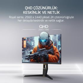 GamePower Royal T20 27 inç 180Hz 0.5ms 2K IPS Monitör