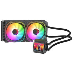 Gamepower Skadi Elite LCD 240 ARGB 240 mm AM5 ve LGA1700 Uyumlu Sıvı İşlemci Soğutucu