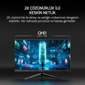 GamePower Sonic T80 27 inç 180HZ 0.5ms 2K IPS Oyuncu Monitörü