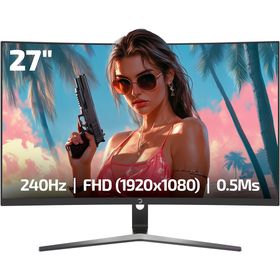 GamePower Vivid V60 27 inç 240Hz 0.5ms VA Curved Oyuncu Monitörü