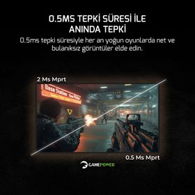 GamePower Vivid V60 Beyaz 27 inç 240Hz 0.5ms VA Curved Oyuncu Monitörü