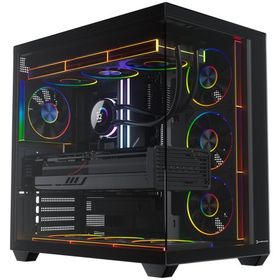 Gamepower Warcry Ravora ARGB Fanlı 650 W Micro-ATX Gaming Bilgisayar Kasası