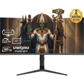 Gameraider Osiris GR34UC18V 34 inç 180Hz 0.5ms UWQHD VA Curved Gaming Monitör