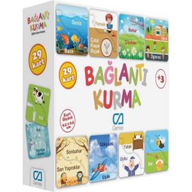 Games 29 Kart Bağlantı Kurma Eğitici Oyun Kartları