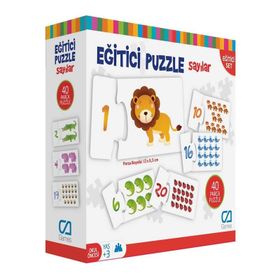 Games 40 Parça Eğitici Puzzle Sayılar