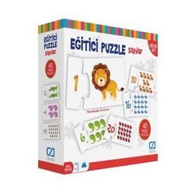 Games 40 Parça Eğitici Puzzle Sayılar