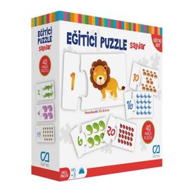 Games 40 Parça Eğitici Puzzle Sayılar