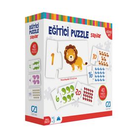 Games 40 Parça Eğitici Puzzle Sayılar