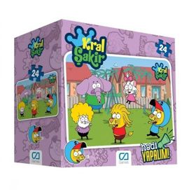 Games 50x70 cm 24 Parça Kral Şakir Yer Puzzle