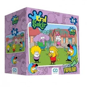 Games 50x70 cm 24 Parça Kral Şakir Yer Puzzle