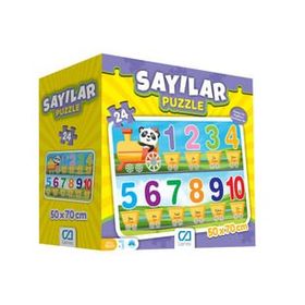 Games 50x70 cm 24 Parça Sayılar Yer Puzzle