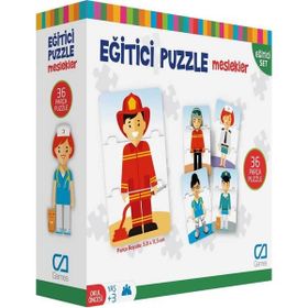 Games Eğitici Meslekler 36 Parça Puzzle