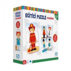 Games Eğitici Meslekler 36 Parça Puzzle