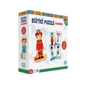 Games Eğitici Meslekler 36 Parça Puzzle
