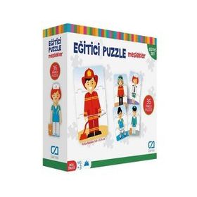 Games Eğitici Meslekler 36 Parça Puzzle