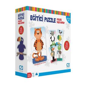 Games Neşeli Hayvanlar 36 Parça Eğitici Puzzle