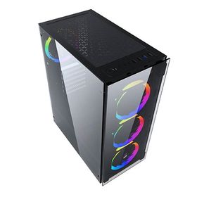 Gametech Ares 4x120mm Rainbow Fan Oyuncu Bilgisayar Kasası