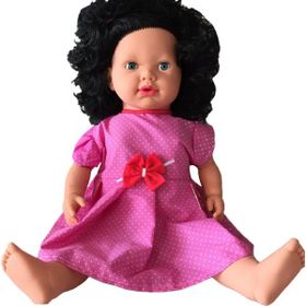 Gamze 60 cm Siyah Konuşan Et Bebek