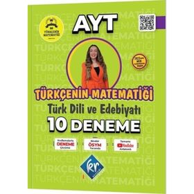 Gamze Hoca Türkçenin Matematiği AYT Türk Dili ve Edebiyatı 10 Deneme - KR Akademi