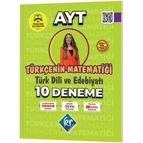 Gamze Hoca Türkçenin Matematiği AYT Türk Dili ve Edebiyatı 10 Deneme - KR Akademi