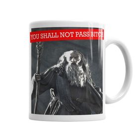 Gandalf You Shall Not Pass Porselen Kupa Bardak