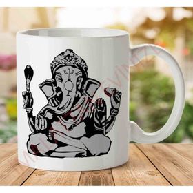 Ganesh Hindu God Baskılı Kupa