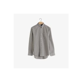 Gant 3000130.338 Yeşil Regular Fit Düğmeli Yaka Çizgili Erkek Gömlek