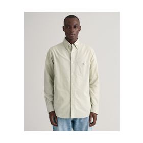 Gant 3000200.338 Yeşil Regular Fit Düğmeli Yaka Logolu Erkek Gömlek