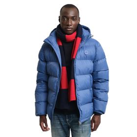 Gant 7006452.442 Mavi Kapüşonlu Erkek Mont