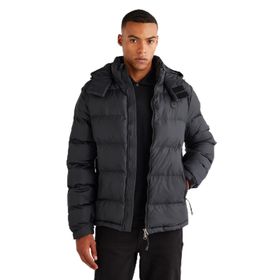 Gant 7006452.5 Siyah Kapüşonlu Erkek Mont
