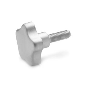 Ganter Normelemente GN 5334-50-M10-40 Paslanmaz Çelik Yıldız Başlı Vida