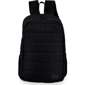GAP 12899 Siyah Orijinal Çift Bölme Sırt Çantası