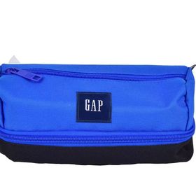 GAP 13389 Mavi Siyah 2 Bölmeli Kalem Çantası
