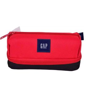 GAP 13390 Kırmızı Siyah 2 Bölmeli Kalem Çantası