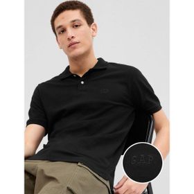 GAP 586306003 F-Logo Pk Siyah Günlük Stil Erkek T-shirt